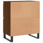 Aparadores 3 uds madera contrachapada marrón roble de vidaXL, Aparadores - Ref: Foro24-3190212, Precio: 264,08 €, Descuento: %
