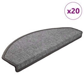 Felpudos para escaleras 20 unidades 65x24x4 cm Gris oscuro Semicircular Grande en Hogar | Comprar online en Foru.es