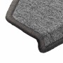 Felpudos para escaleras 20 unidades 65x24x4 cm Gris oscuro Semicircular Grande en Hogar | Comprar online en Foru.es