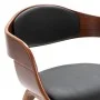 Esszimmerstühle 4 Stück aus gebogenem Holz und Kunstleder von vidaXL, Essstühle - Ref: Foro24-3054812, Preis: 580,24 €, Rabat...