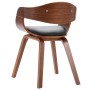 Sillas de comedor 6 unidades madera curvada y cuero sintético de vidaXL, Sillas de comedor - Ref: Foro24-3054813, Precio: 1,0...