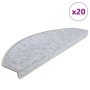 Felpudos para escaleras 20 unidades 65x24x4 cm Gris Claro Semicircular Grande en Hogar | Comprar online en Foru.es