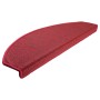 Felpudos para escaleras 20 unidades 65x24x4 cm Rojos Semicirculares Grandes en Hogar | Comprar online en Foru.es