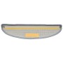 Alfombrillas para escaleras 30 unidades 56x17x3 cm Gris Semicircular en Hogar | Comprar online en Foru.es