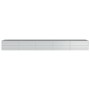 Arriate de acero galvanizado plateado 400x80x45 cm de vidaXL, Maceteros y jardineras - Ref: Foro24-316899, Precio: 83,85 €, D...