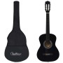 Guitarra clásica para principiantes con funda negro 3/4 36" de vidaXL, Guitarras - Ref: Foro24-3055889, Precio: 68,74 €, Desc...