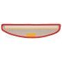 Alfombrillas para escaleras 30 unidades 56x17x3 cm Rojo Semicircular en Hogar | Comprar online en Foru.es