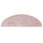 Alfombrillas para escaleras 30 unidades 56x17x3 cm Rosa claro Semicircular en Hogar | Comprar online en Foru.es