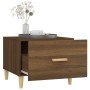 Mesas de centro 2 uds madera ingeniería marrón roble 50x50x40cm de vidaXL, Mesas de centro - Ref: Foro24-817536, Precio: 62,3...