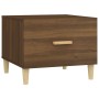 Mesas de centro 2 uds madera ingeniería marrón roble 50x50x40cm de vidaXL, Mesas de centro - Ref: Foro24-817536, Precio: 62,3...