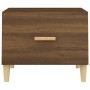 Mesas de centro 2 uds madera ingeniería marrón roble 50x50x40cm de vidaXL, Mesas de centro - Ref: Foro24-817536, Precio: 62,3...