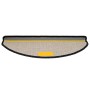 Alfombrillas para escaleras 30 unidades 65x21x4 cm Negro Semicircular Grande en Hogar | Comprar online en Foru.es