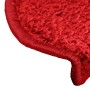 Felpudos para escaleras (30 unidades, 65 x 21 x 4 cm), color rojo, semicirculares, grandes en Hogar | Comprar online en Foru.es