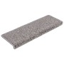 Alfombrillas para escaleras 30 unidades 65x21x4 cm Gris Borde Rectangular en Hogar | Comprar online en Foru.es