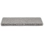 Alfombrillas para escaleras 30 unidades 65x21x4 cm Gris Borde Rectangular en Hogar | Comprar online en Foru.es
