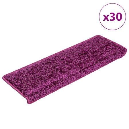 Alfombrillas para escaleras 30 unidades 65x21x4 cm violeta borde rectangular en Hogar | Comprar online en Foru.es