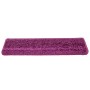Alfombrillas para escaleras 30 unidades 65x21x4 cm violeta borde rectangular en Hogar | Comprar online en Foru.es