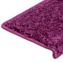 Alfombrillas para escaleras 30 unidades 65x21x4 cm violeta borde rectangular en Hogar | Comprar online en Foru.es