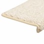 Alfombrillas para escaleras 30 unidades 65x21x4 cm Blanco Borde Rectangular en Hogar | Comprar online en Foru.es