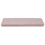 Alfombrillas para escaleras 30 unidades 65x21x4 cm Blanco y rosa Borde rectangular en Hogar | Comprar online en Foru.es