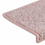 Alfombrillas para escaleras 30 unidades 65x21x4 cm Blanco y rosa Borde rectangular en Hogar | Comprar online en Foru.es