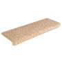 Alfombrillas para escaleras 30 unidades 65x21x4 cm Borde rectangular dorado en Hogar | Comprar online en Foru.es