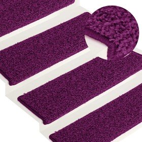 Alfombrillas para escaleras 30 unidades 65x21x4 cm Rosa Borde Rectangular en Hogar | Comprar online en Foru.es
