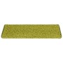 Alfombrillas para escaleras 30 unidades 65x21x4 cm Verde Borde Rectangular en Hogar | Comprar online en Foru.es