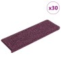 Felpudos para escaleras (30 unidades, 65 x 21 x 4 cm, color morado oscuro, borde rectangular) en Hogar | Comprar online en Foru.