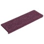 Felpudos para escaleras (30 unidades, 65 x 21 x 4 cm, color morado oscuro, borde rectangular) en Hogar | Comprar online en Foru.