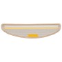 Alfombrillas para escaleras 20 unidades 56x17x3 cm Crema Semicircular en Hogar | Comprar online en Foru.es
