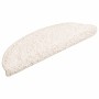 Alfombrillas para escaleras 20 unidades 56x17x3 cm Blanco Semicircular en Hogar | Comprar online en Foru.es