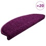 Felpudos para escaleras 20 unidades 65x21x4 cm violeta semicircular grande en Hogar | Comprar online en Foru.es