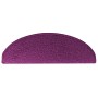 Felpudos para escaleras 20 unidades 65x21x4 cm violeta semicircular grande en Hogar | Comprar online en Foru.es