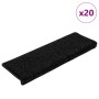 Alfombrillas para escaleras 20 unidades 65x21x4 cm Borde rectangular negro en Hogar | Comprar online en Foru.es