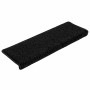 Alfombrillas para escaleras 20 unidades 65x21x4 cm Borde rectangular negro en Hogar | Comprar online en Foru.es