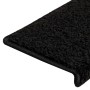 Alfombrillas para escaleras 20 unidades 65x21x4 cm Borde rectangular negro en Hogar | Comprar online en Foru.es