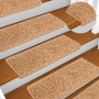Alfombrillas para escaleras 20 unidades 65x21x4 cm Beige Borde Rectangular en Hogar | Comprar online en Foru.es