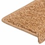 Alfombrillas para escaleras 20 unidades 65x21x4 cm Beige Borde Rectangular en Hogar | Comprar online en Foru.es