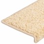 Alfombrillas para escaleras 20 unidades 65x21x4 cm color crema borde rectangular en Hogar | Comprar online en Foru.es