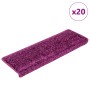 Alfombrillas para escaleras 20 unidades 65x21x4 cm violeta borde rectangular en Hogar | Comprar online en Foru.es