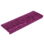 Alfombrillas para escaleras 20 unidades 65x21x4 cm violeta borde rectangular en Hogar | Comprar online en Foru.es