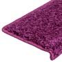 Alfombrillas para escaleras 20 unidades 65x21x4 cm violeta borde rectangular en Hogar | Comprar online en Foru.es