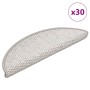 Alfombrilla autoadhesiva escalera sisal 30uds Platina 56x17x3cm en Hogar | Comprar online en Foru.es