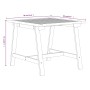 Juego de comedor de jardín 3 piezas madera maciza de acacia en Conjuntos de jardín | Comprar online en Foru.es