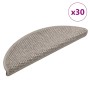 Alfombra autoadhesiva escalera sisal 30 uds 56x17x3 cm plateado en Hogar | Comprar online en Foru.es