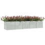 Arriate de acero galvanizado plateado 400x80x77 cm de vidaXL, Maceteros y jardineras - Ref: Foro24-316900, Precio: 126,97 €, ...