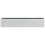 Arriate de acero galvanizado plateado 400x80x77 cm de vidaXL, Maceteros y jardineras - Ref: Foro24-316900, Precio: 126,97 €, ...