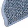 Alfombra autoadhesiva escalera sisal 30 uds 56x17x3 cm azul en Hogar | Comprar online en Foru.es