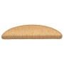 Alfombra autoadhesiva escalera sisal 30 uds 56x17x3 cm sisal en Hogar | Comprar online en Foru.es